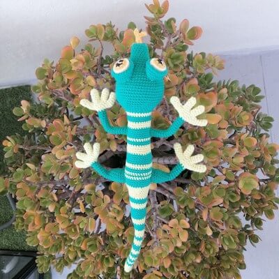 Gaspard, The Lizard Amigurumi Pattern by Flogurumi