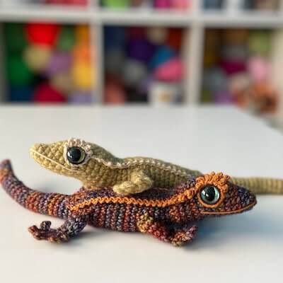 Gayle, The Crochet Lizard Pattern by Critteriffic Crochet