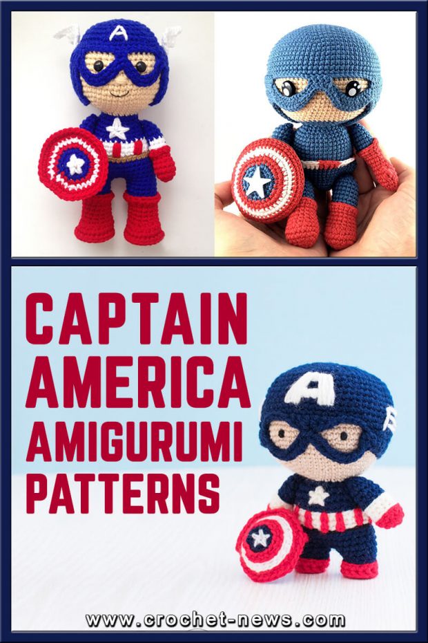 CAPTAIN AMERICA AMIGURUMI PATTERNS