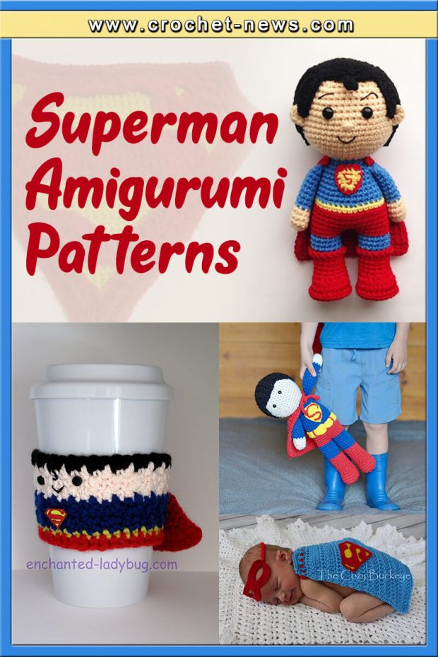 SUPERMAN AMIGURUMI PATTERNS