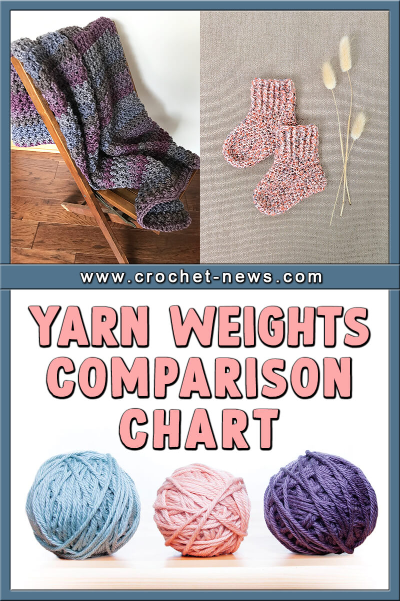 Yarn Weights Comparison Chart Crochet News 