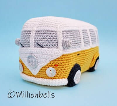 Amigurumi Camper Van Crochet Pattern by Million Bells