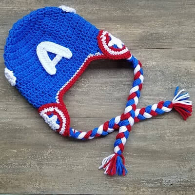 Crochet Captain America Hat Pattern by My Hookupz