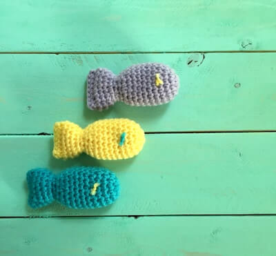 Crochet Fish Cat Toy Pattern by Just Be Crafty Shop 