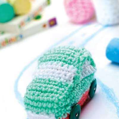 Crochet Toy Amigurumi Car Pattern by Lucinda Ganderton