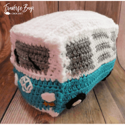 Crochet Volkswagen Bus Pattern by Traverse Bay Crochet