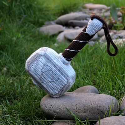 Hammer Of Thor Crochet Pattern by One Funny Moose