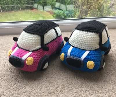 Mini Cooper Crochet Car Pattern by Lau Loves Crochet