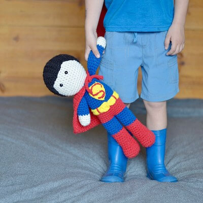 Superman Amigurumi Pattern by Mama Mea Crochet