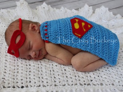 Superman Crochet Costume Pattern by The Cozy Buckeye