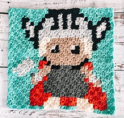 Thor Inspired Crochet Blanket Pattern by Abigurumi