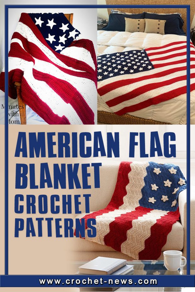 AMERICAN FLAG CROCHET BLANKET PATTERNS