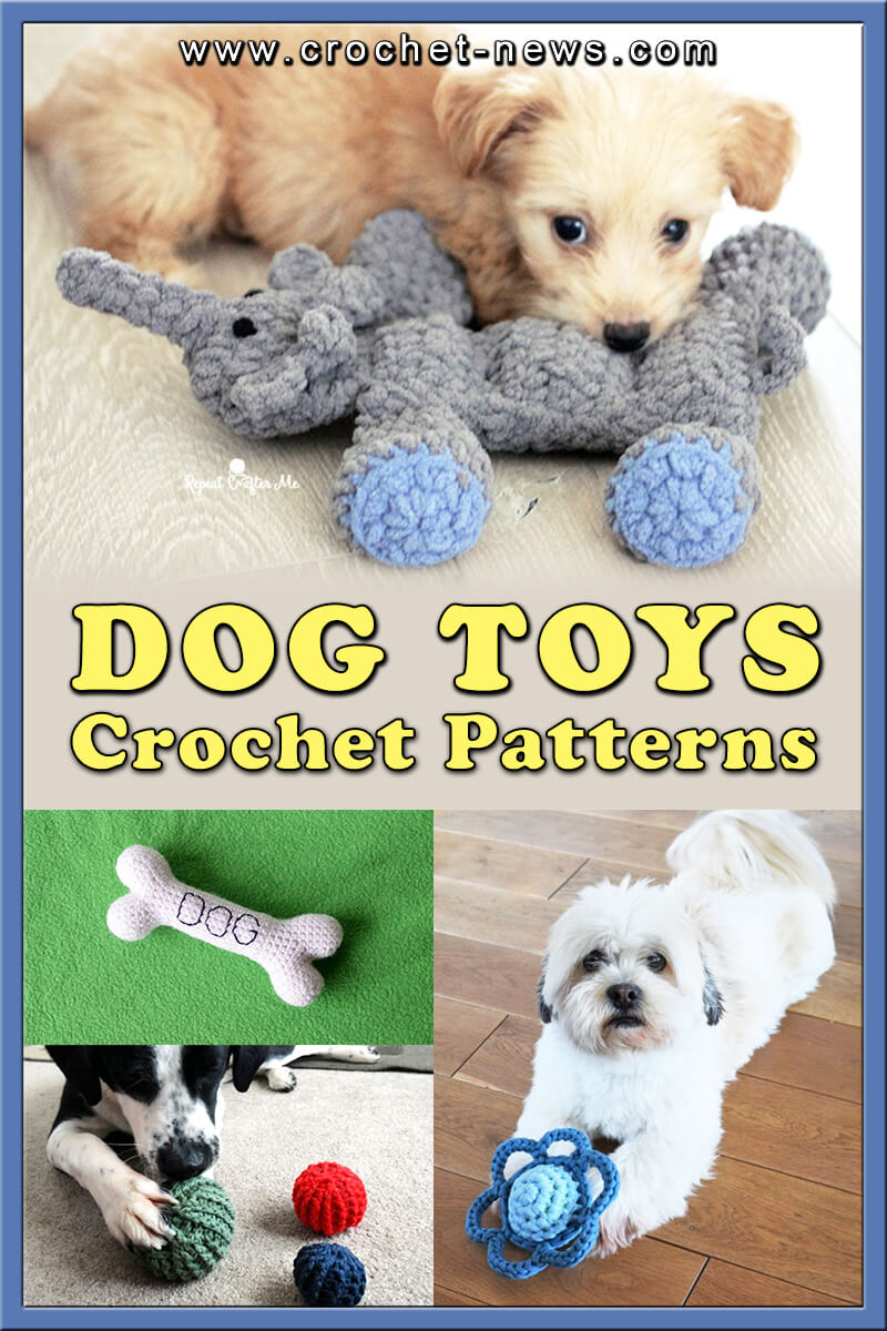 10 Crochet Dog Toys Patterns - Crochet News