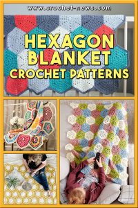 15 Hexagon Crochet Blanket Patterns