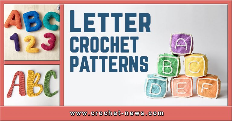 18 Crochet Letter Patterns - Crochet News