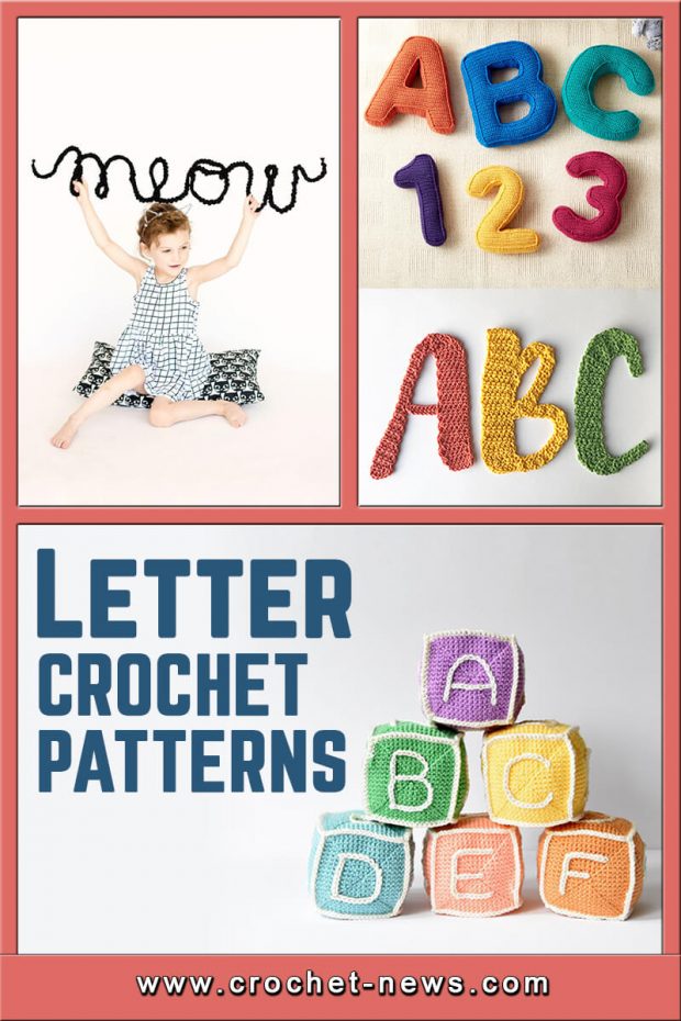 CROCHET LETTER PATTERNS