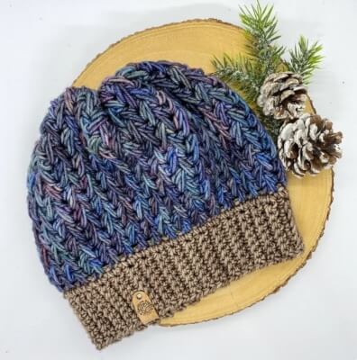 Light as a Feather Crochet Beanie Pattern by NorthernMapleYarns