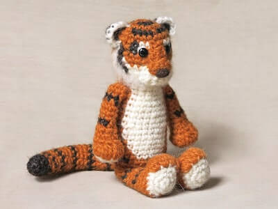 Amigurumi Crochet Tiger Pattern by Sons Popkes