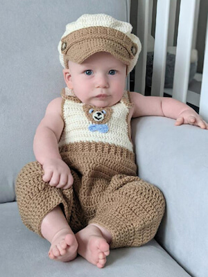 Baby Boy Christening Outfit Crochet Pattern by Annie's Catalog