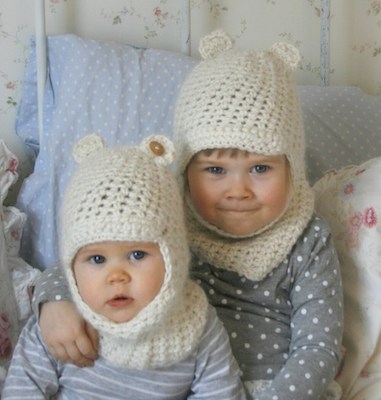 Crochet Brimmed Bear Balaclava Pattern by Muki Crafts