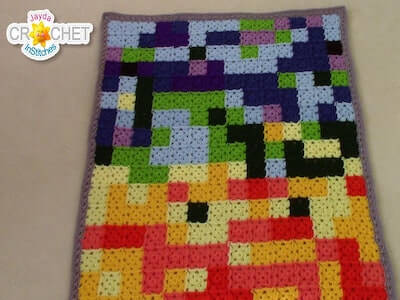 Crochet Temperature Calendar Blanket Pattern by Jayda In Stitches
