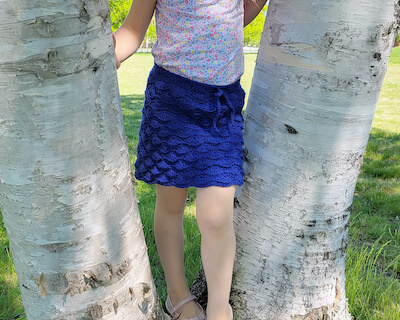 Delphinium Summer Crochet Skirt Pattern by Sincerely Pam