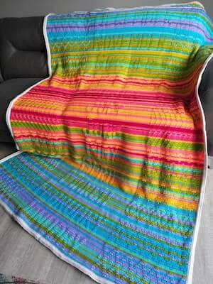 Jacquard Temperature Blanket Crochet Pattern by Rosina Plane Crochets