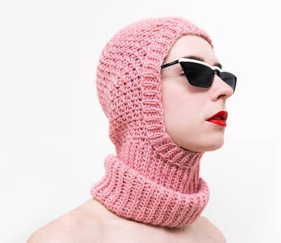 Let's Boogie Balaclava Crochet Pattern by Honse Design