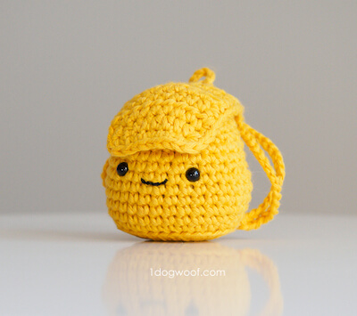 Backpack Crochet Mini Amigurumi Free Pattern by One Dog Woof