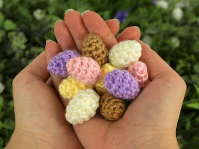 Mini Amigurumi Eggs Pattern by Planet June