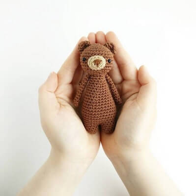 Mini Bear Crochet Amigurumi Pattern by Little Bear Crochets