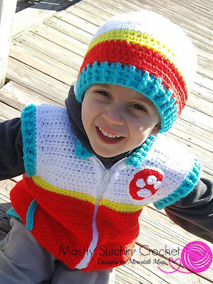 Paw Patrol Outfit Crochet Pattern by Meredith May