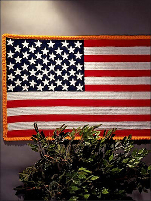 Stars And Stripes Afghan Crochet Pattern by Craft Yarn Council
