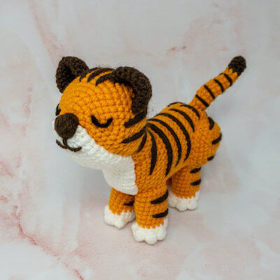 Theo, The Tiger Amigurumi Pattern by Hobby Craft