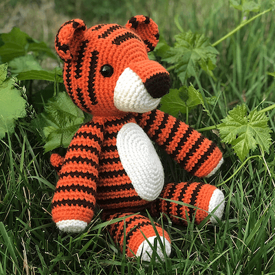 Thomas, The Tiger Free Amigurumi Pattern by Jess Huff