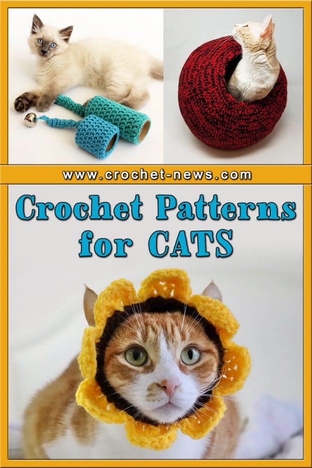 30 Crochet Patterns For Cats Crochet News