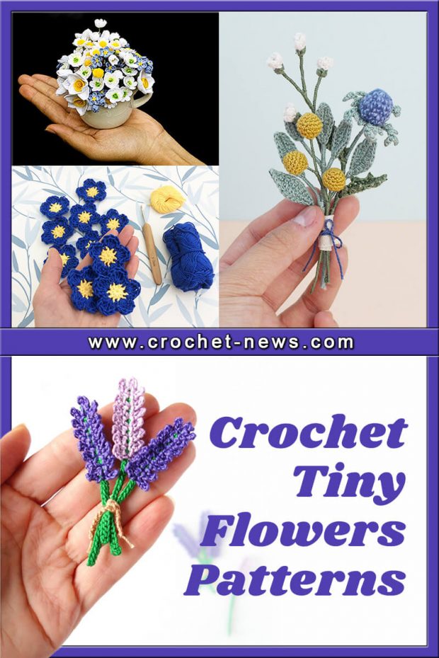 CROCHET TINY FLOWERS PATTERNS