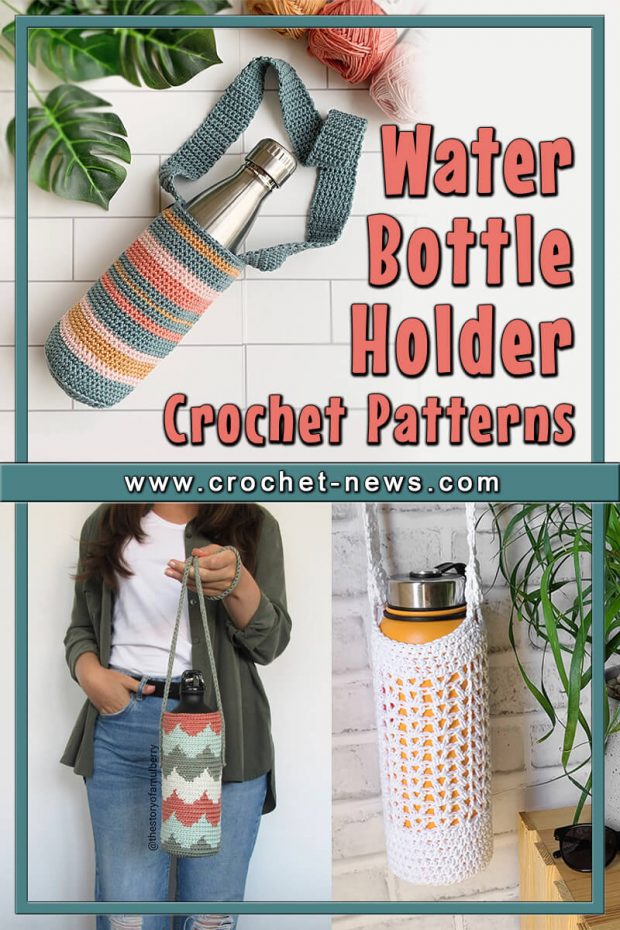 17 Crochet Water Bottle Holder Patterns - Crochet News