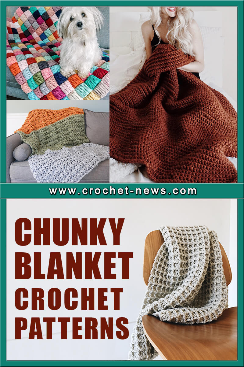 37 Chunky Crochet Blanket Patterns - Crochet News