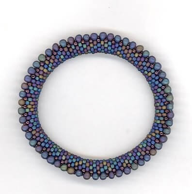 Bead Crochet Bangle Pattern by Linda Lehman