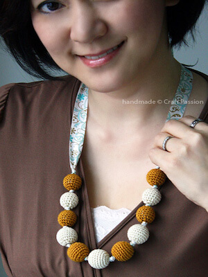 Beads Necklace Crochet Pattern by Craft Passion
