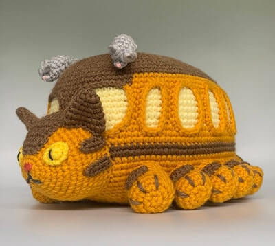 Catbus Amigurumi Pattern by Miru Miru Ichiban