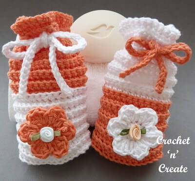 Crochet Bathroom Soap Saver Pattern by Just Crochet 1
