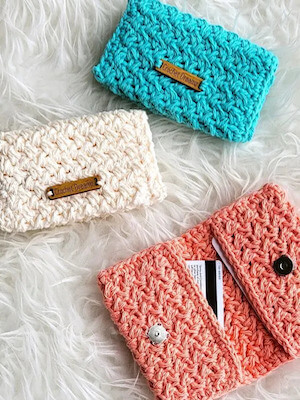 Crochet Card Holder Wallet Pattern by Crochet Dreamz