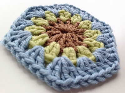 Crochet Flower Hexagon Pattern by Kathryn Senior