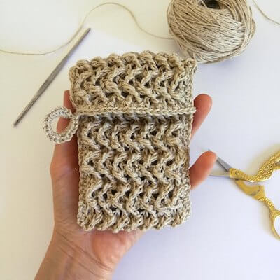 Crochet Hemp Soap Saver Pattern by Golden Berry
