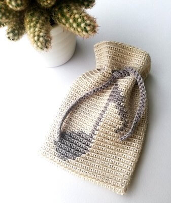 Crochet Music Note Bag Pattern by Nordic Hook