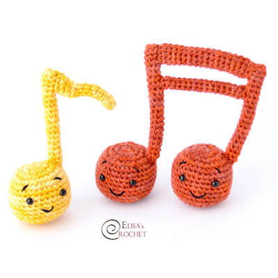 Crochet Music Symbol Pattern by Elisa's Crochet