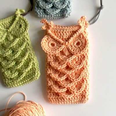 Florence, The Owl Crochet Phone Case Pattern by Irene Strange