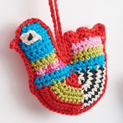 Free Crochet Bird Decoration Pattern by Gathered